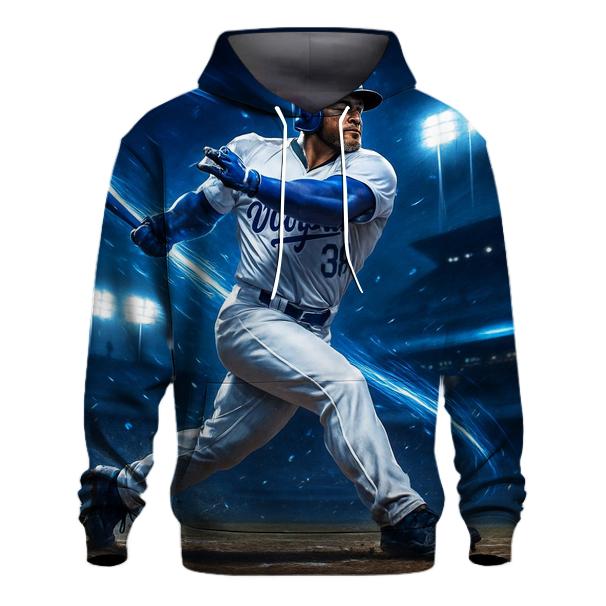 Blue Flame Swing printed hoodies