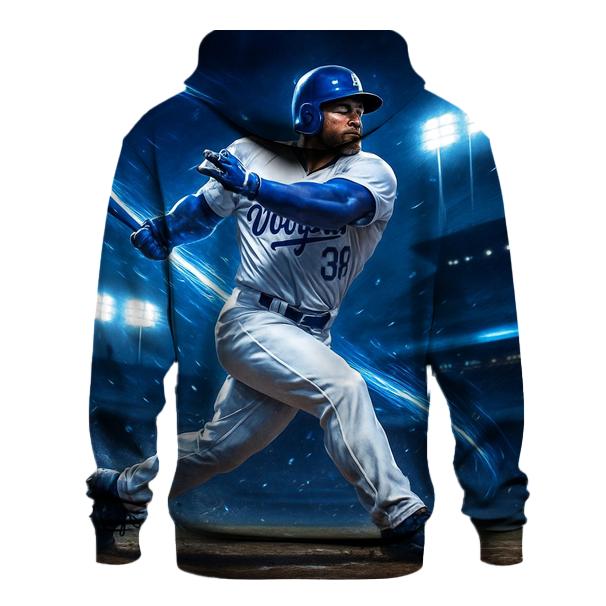 Blue Flame Swing printed hoodies