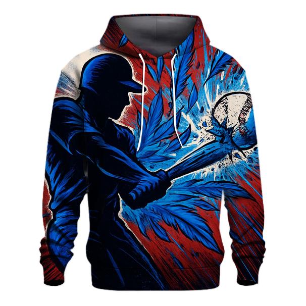 Soaring Batter With Blue Jays graphic hoodies