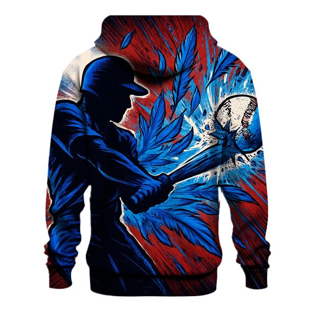 Soaring Batter With Blue Jays graphic hoodies