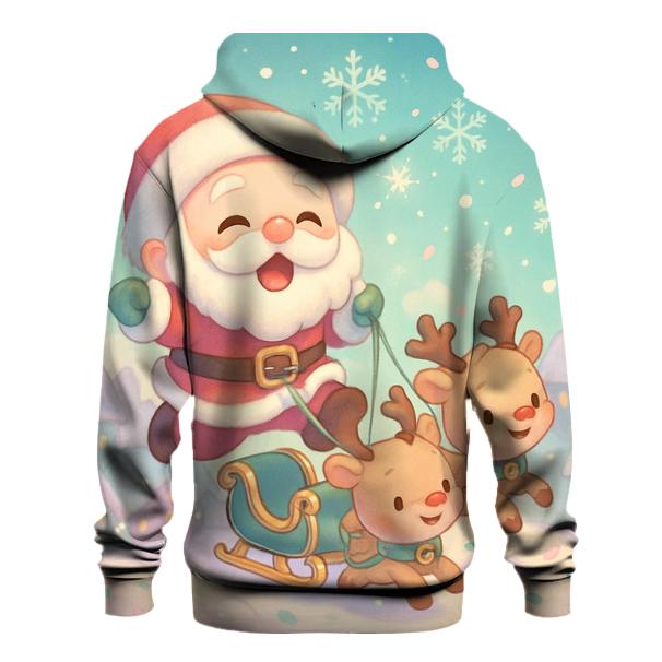 Chibi Sleigh Patrol Santa premium hoodies