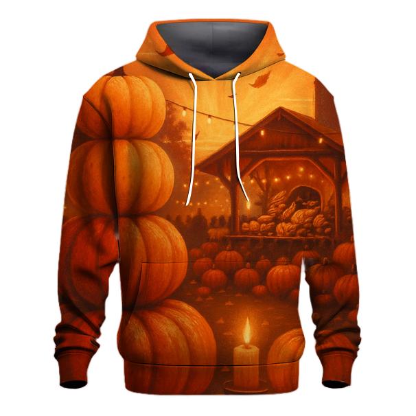 Pumpkin Moon Market graphic hoodies