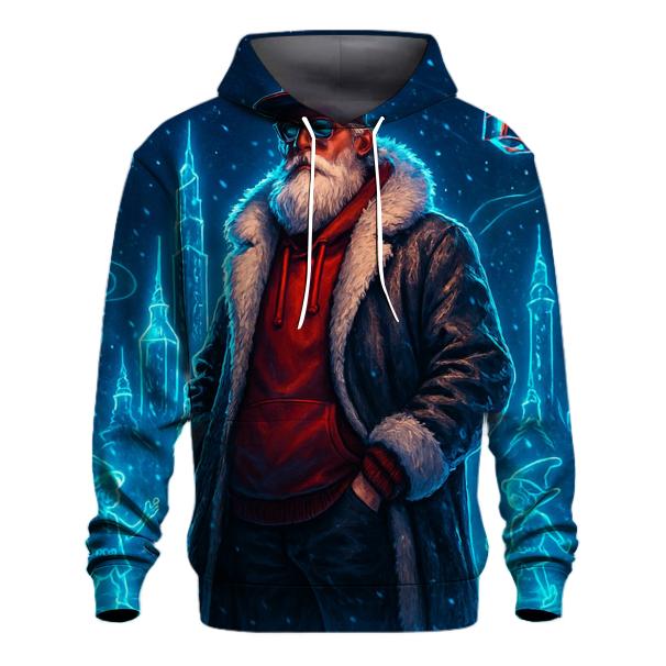 Neon North Pole Ranger Santa hoodie trends