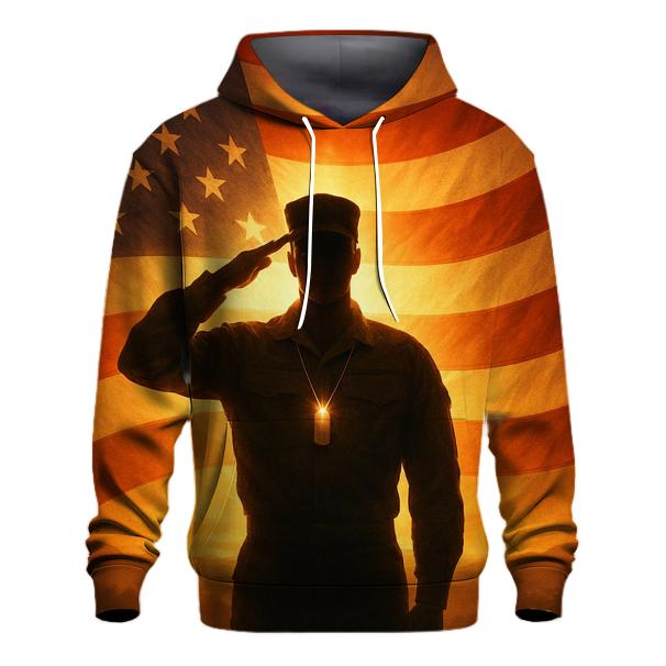 Sunrise Salute printed hoodies