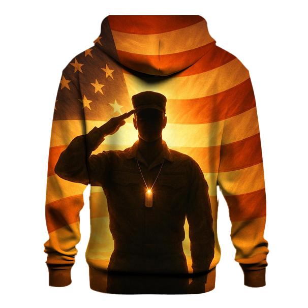 Sunrise Salute printed hoodies