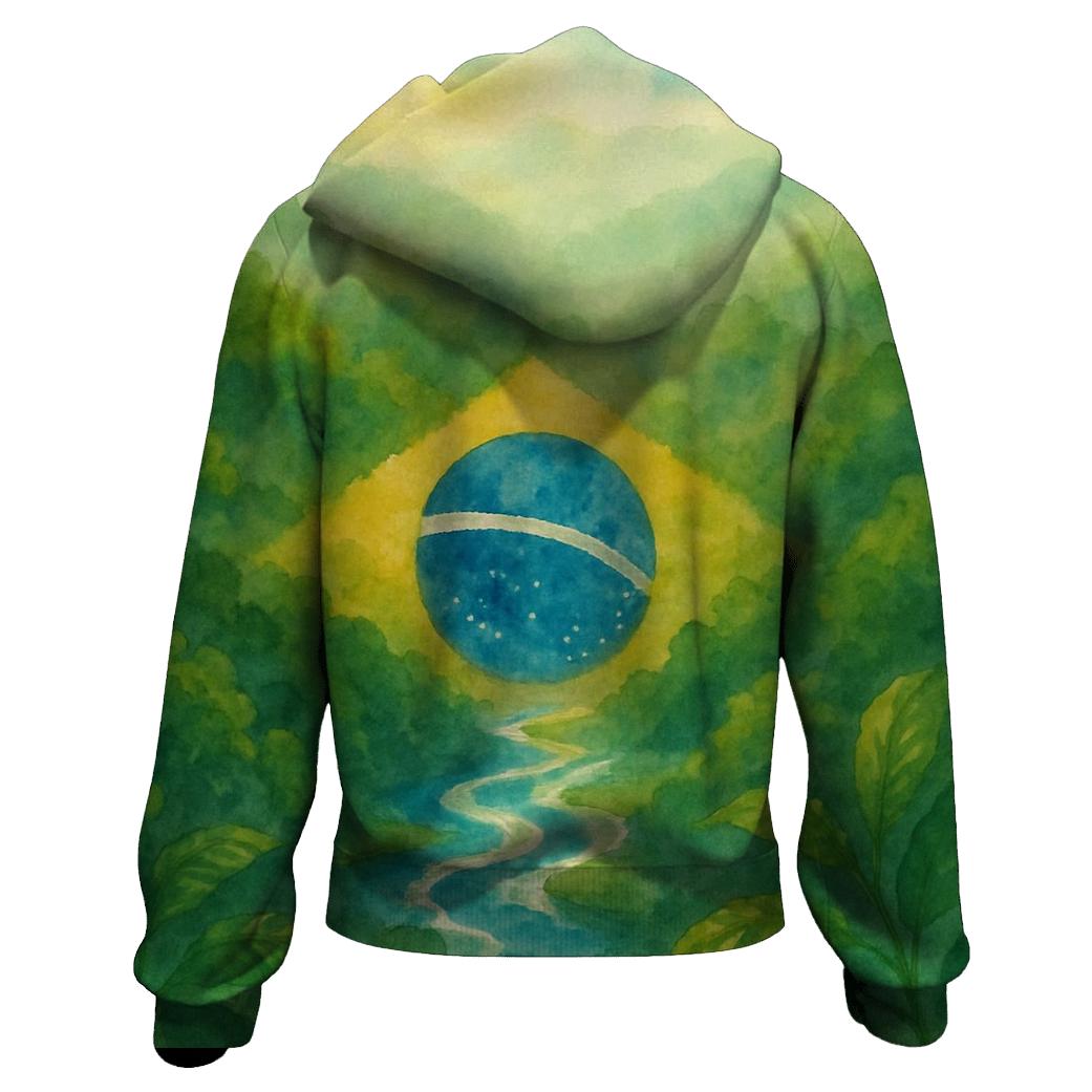 Amazon Weave printed hoodies