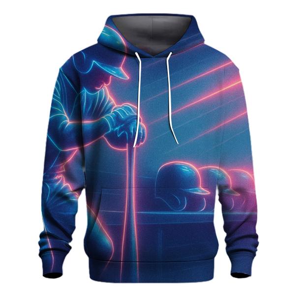 Retro Neon Dugout pullover hoodies