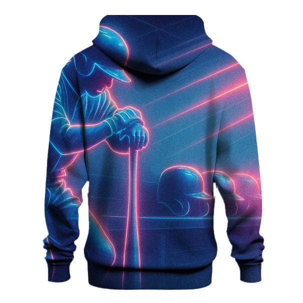 Retro Neon Dugout pullover hoodies