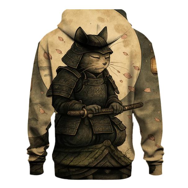 Samurai Moon Whisper heavyweight hoodies