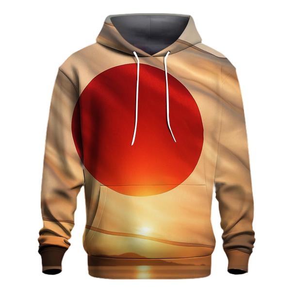 Rising Sun Silk embroidered hoodies