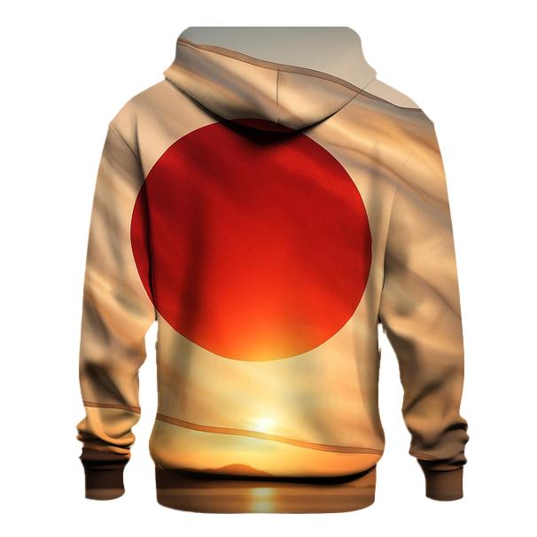 Rising Sun Silk embroidered hoodies