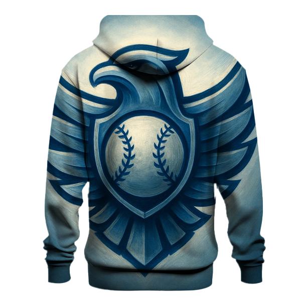 Blue Jays Crest Momentum printed hoodies