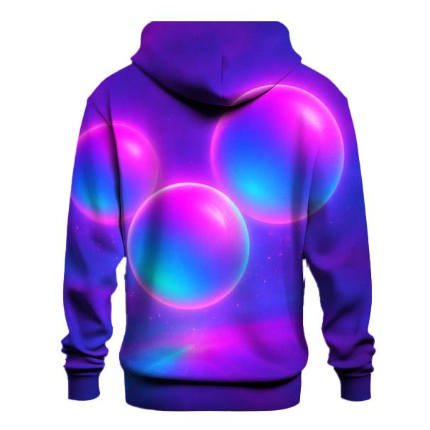 Neon Drift Orbs lightweight hoodies