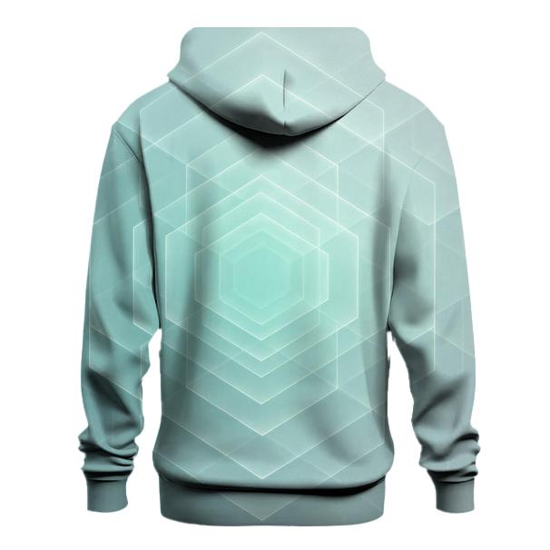 Mint Mirage Geometry pullover hoodies
