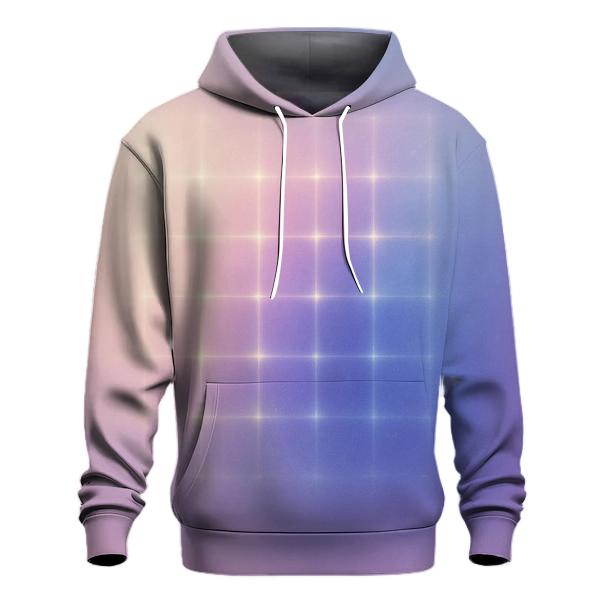 Iridescent Dream Grid graphic hoodies
