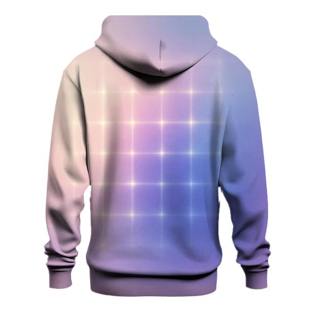 Iridescent Dream Grid graphic hoodies