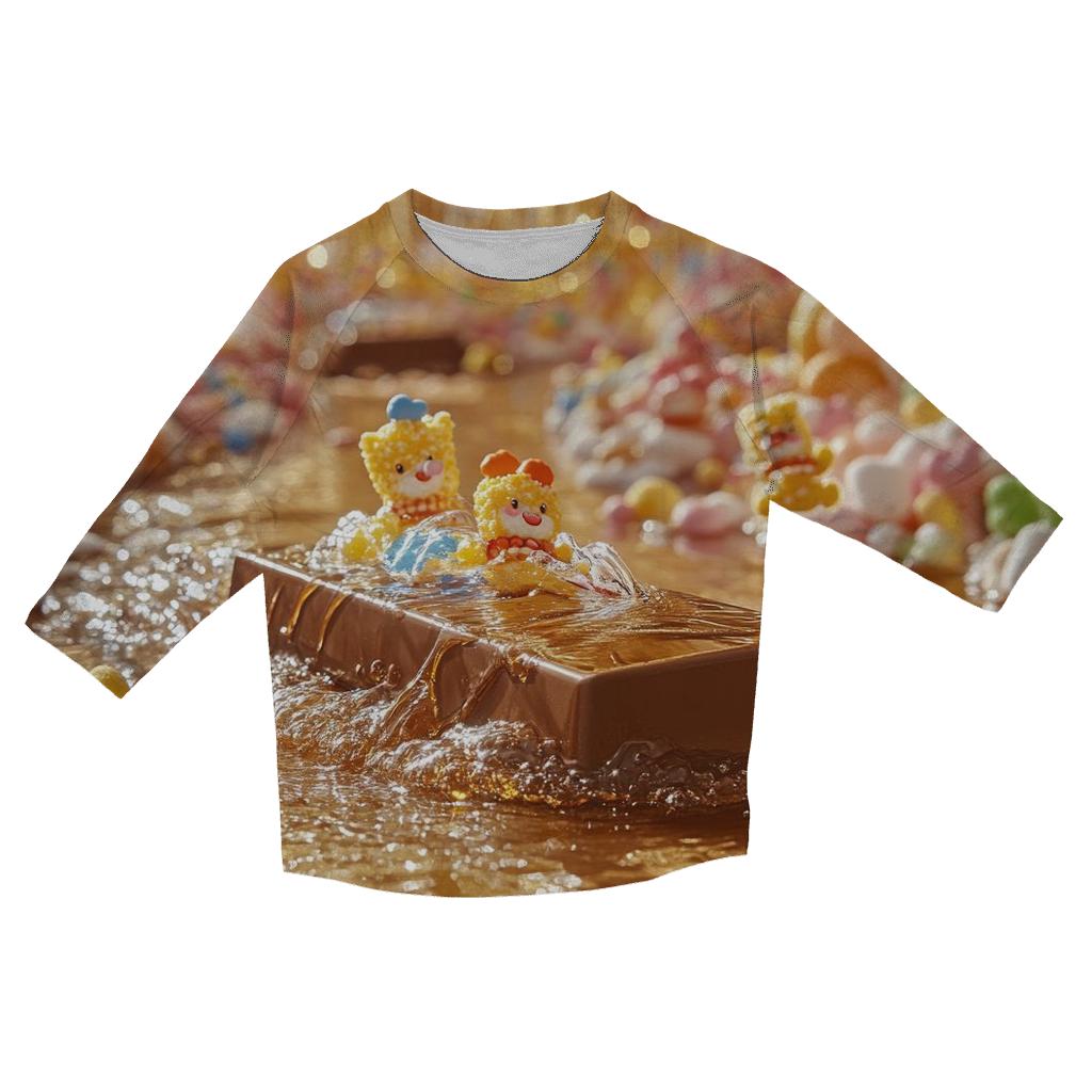 Molten Chocolate Arcade stylish quarter sleeve tops