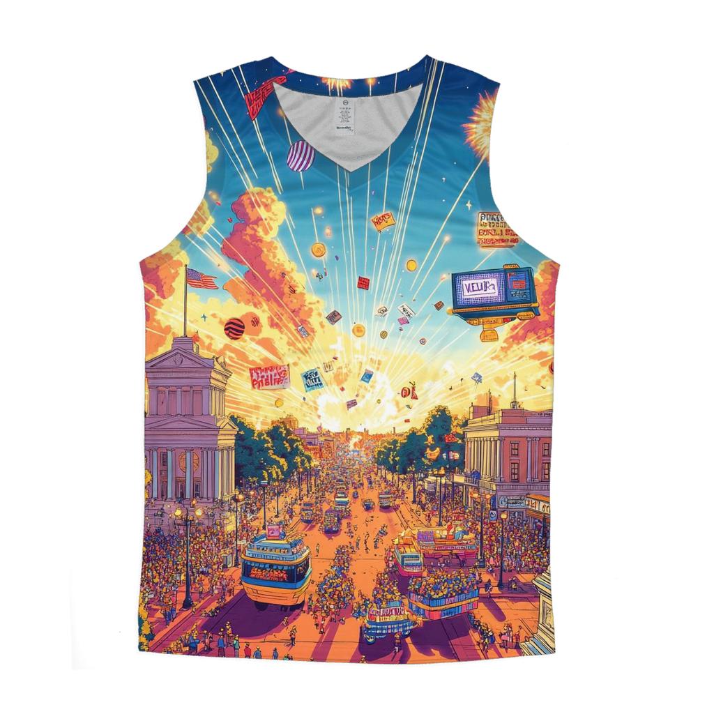 Springfield Town Square Riot personalized athletic tanks