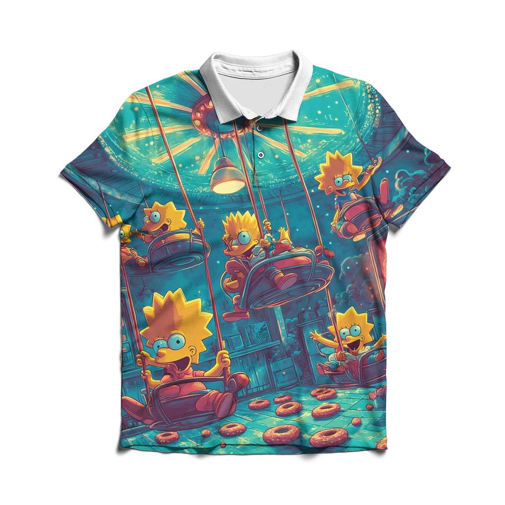 Couch Gag Carousel designer slim fit polos