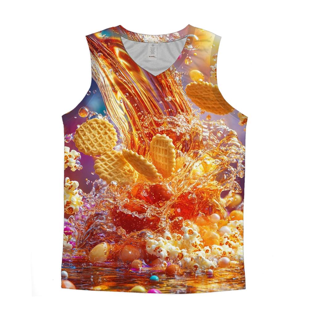 Soda Fountain Cascade designer workout tanks