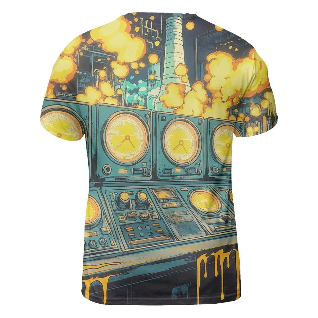 Nuclear Night Shift statement graphic shirts