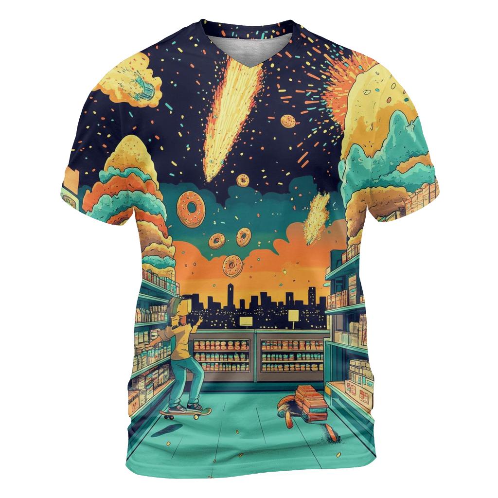 Kwik E Cosmic Run trendy printed shirt styles