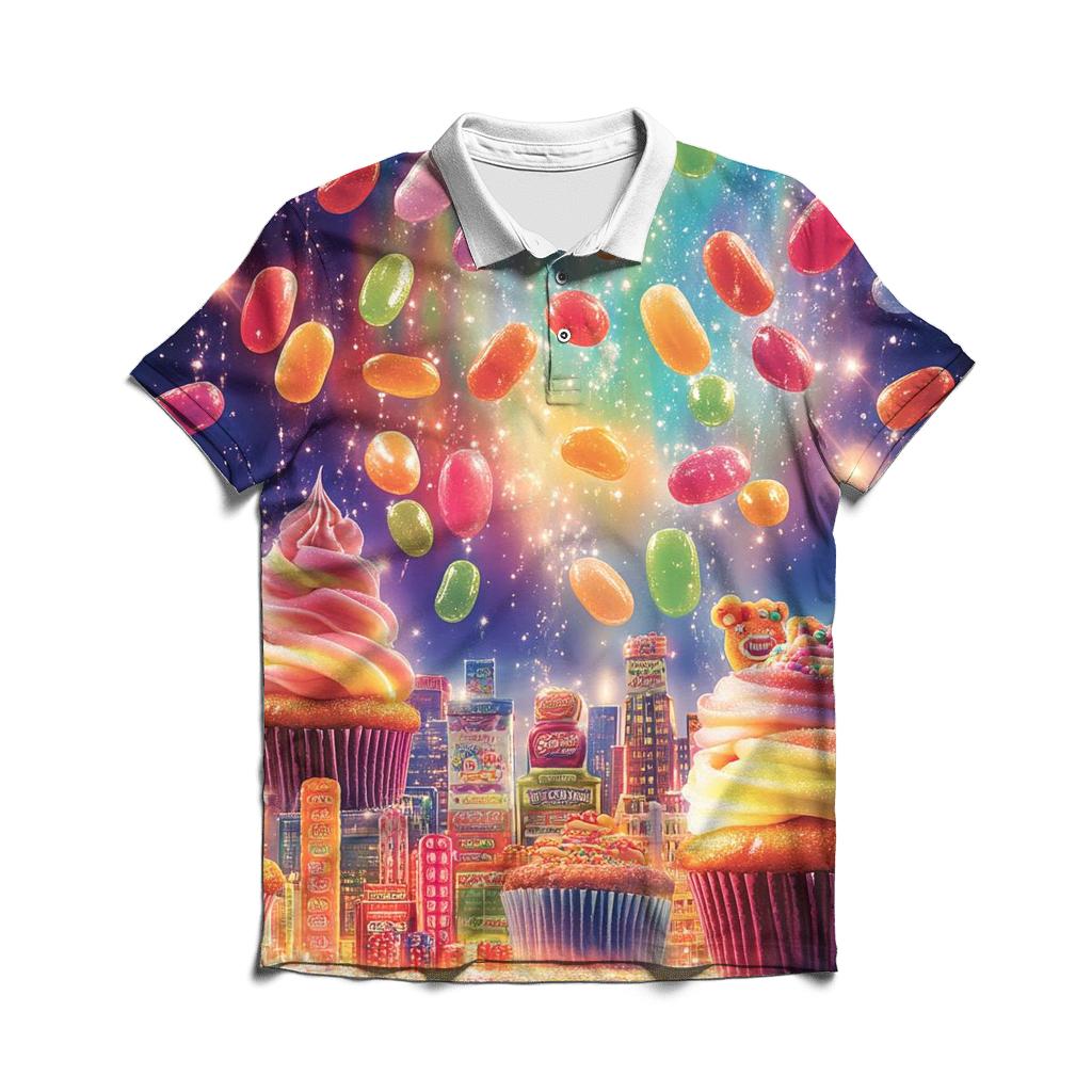 Midnight Jellybean Aurora premium cotton polo shirts