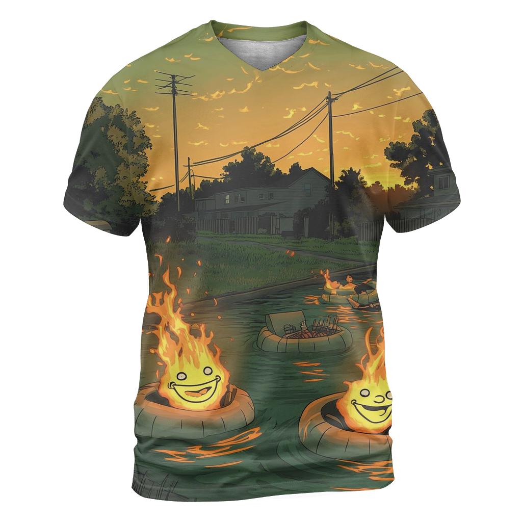 Barbecue On Evergreen Terrace custom all-over print shirts