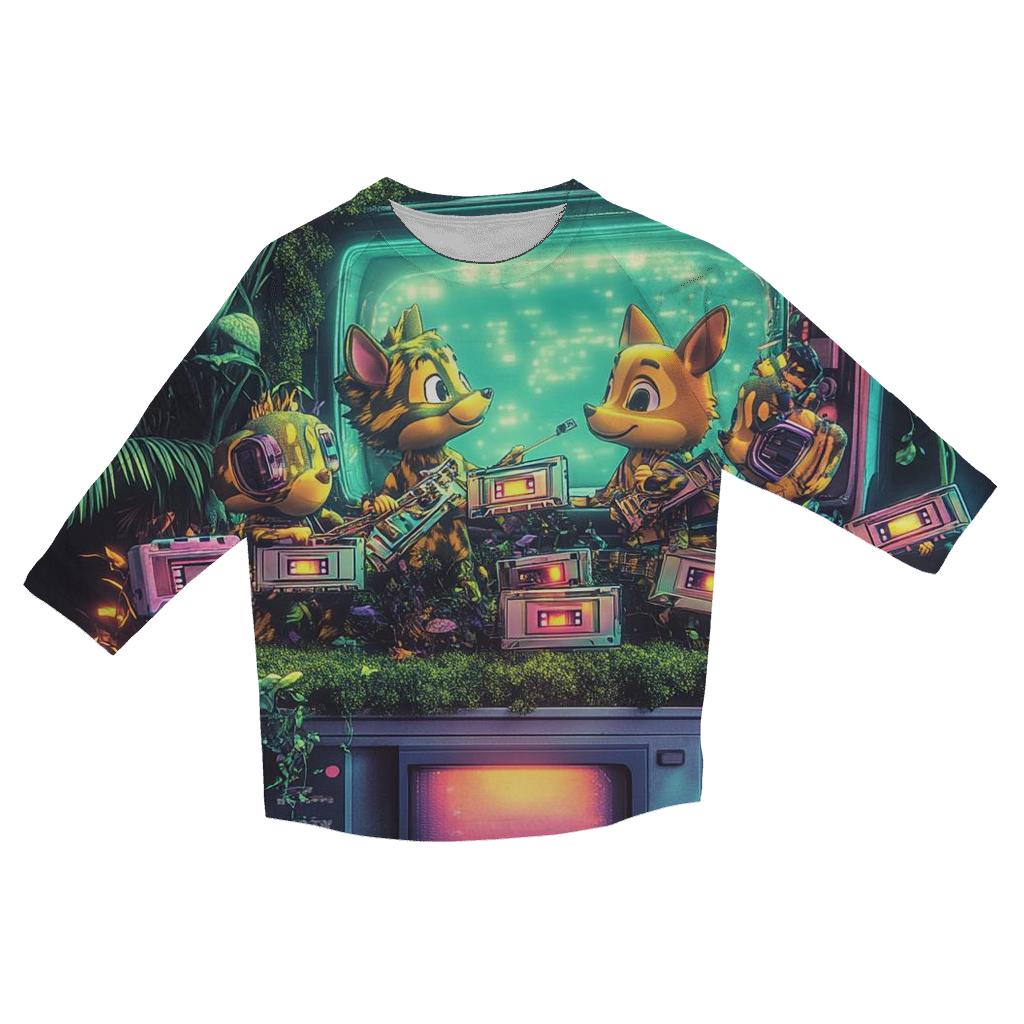 VHS Jungle Jam cotton quarter sleeve shirts