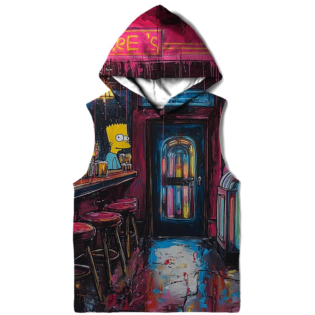 Moes Neon Midnight printed hoodies