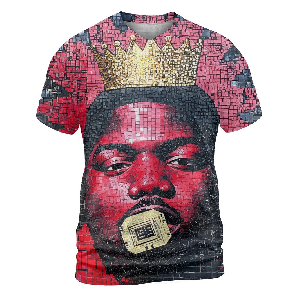Biggies Mosaic Legacy statement graphic shirts