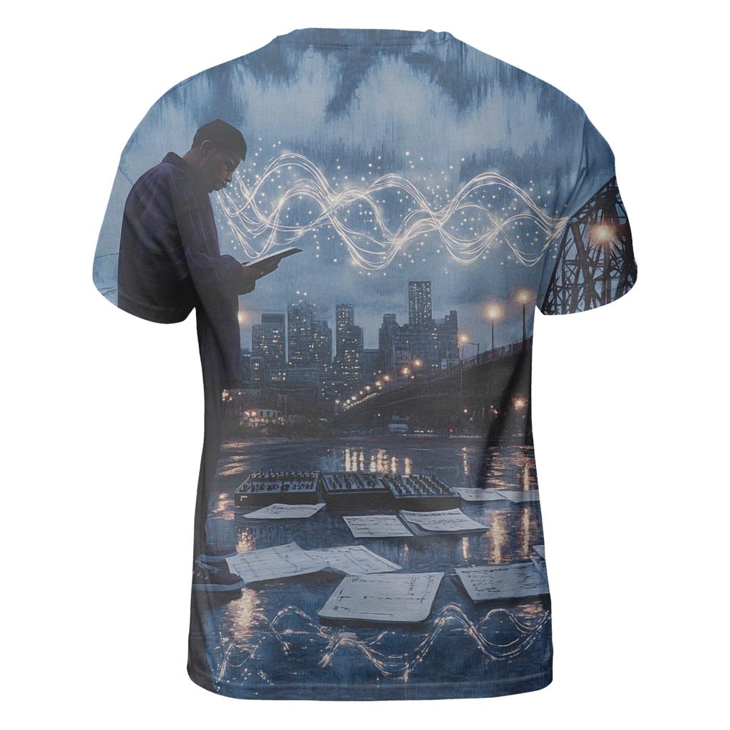 Nas Queensbridge Dream artistic all-over print tops