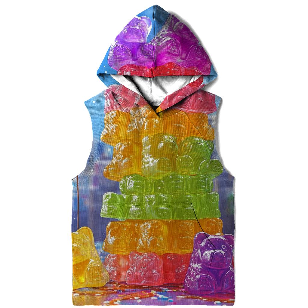Neon Gummy Skyline heavyweight hoodies