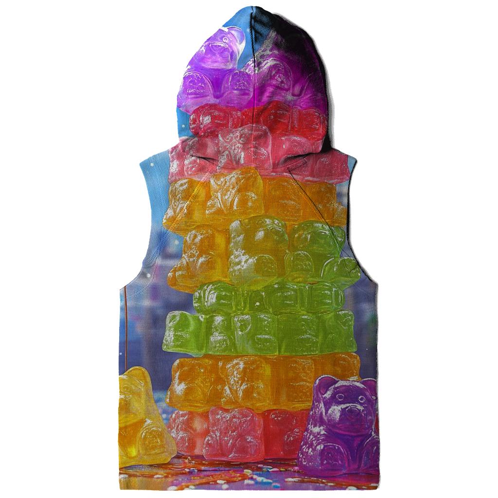 Neon Gummy Skyline heavyweight hoodies