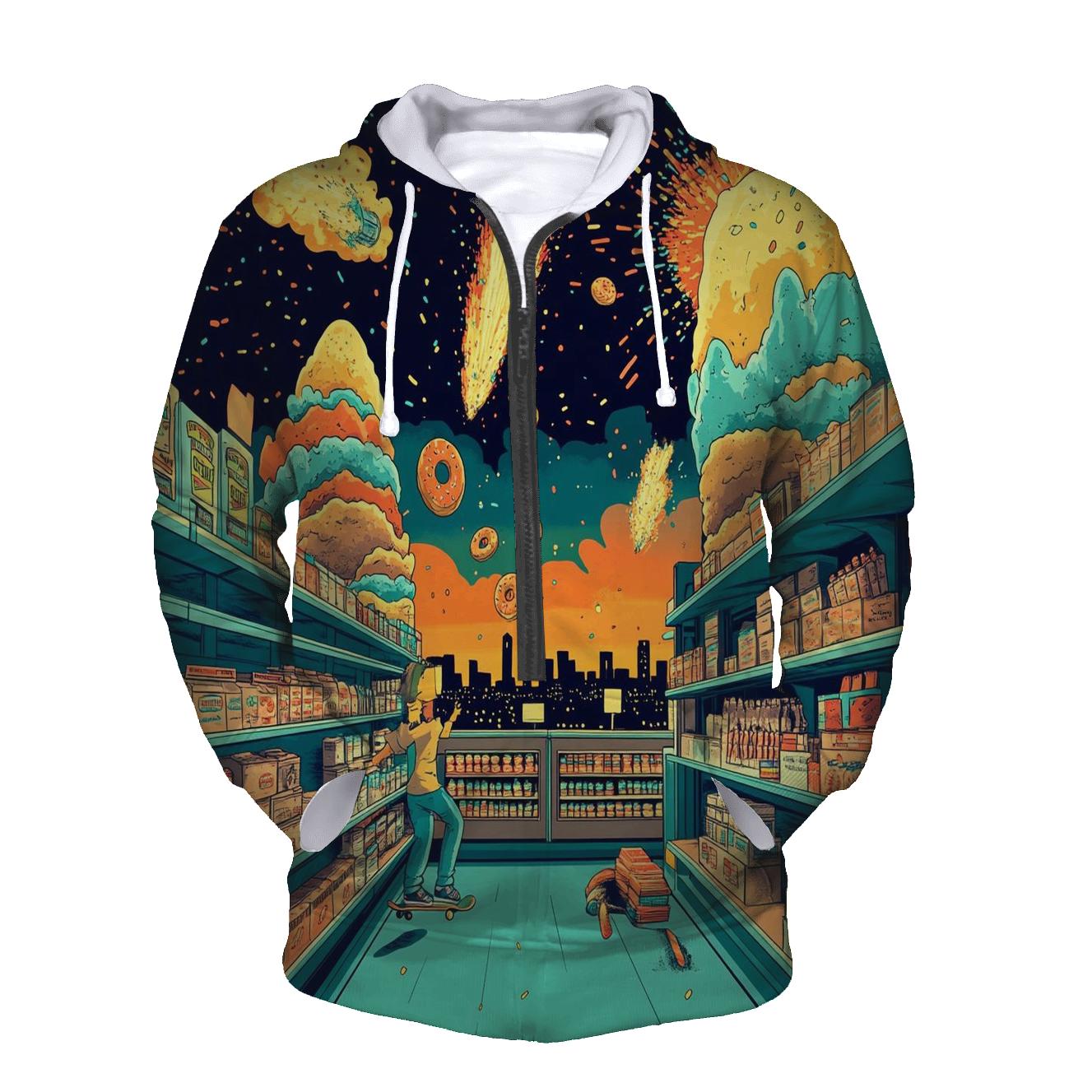 Kwik E Cosmic Run zip-up hoodies