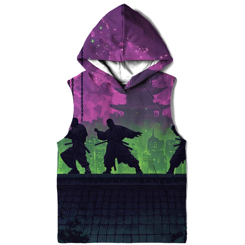 Wu-Tang Shaolin Skyline graphic hoodies