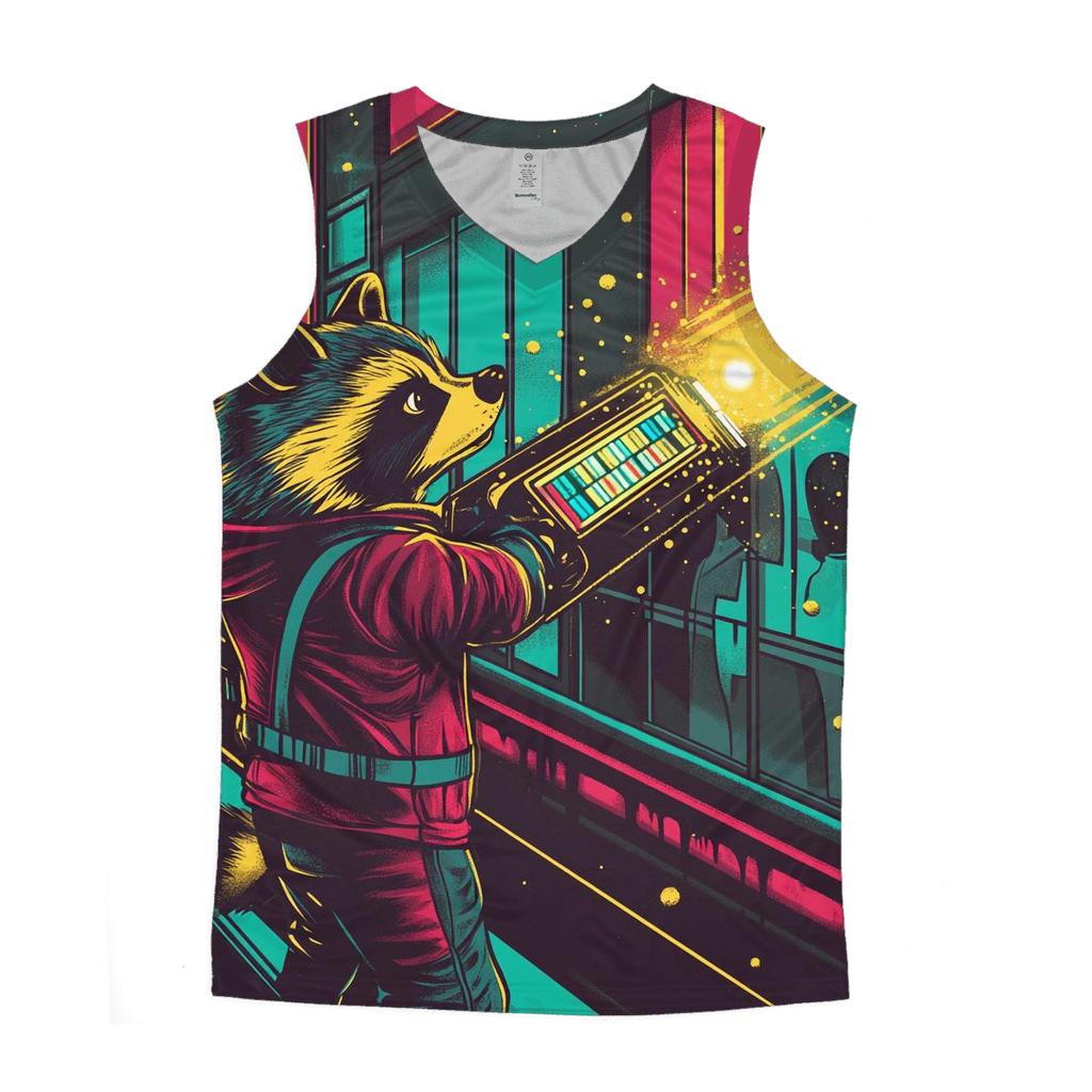 Mall Cop Meteor Mischief designer workout tanks