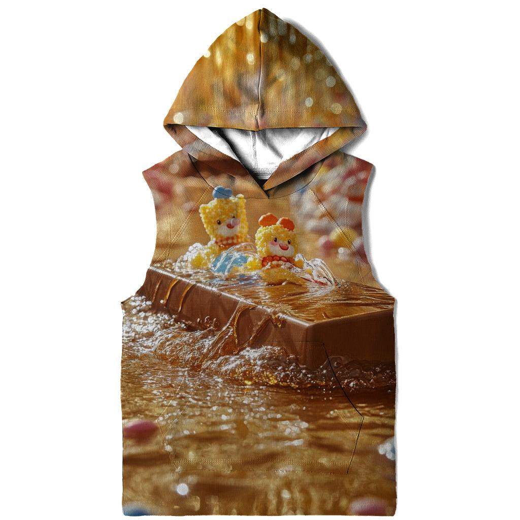 Molten Chocolate Arcade embroidered hoodies