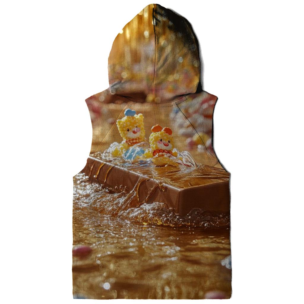 Molten Chocolate Arcade embroidered hoodies