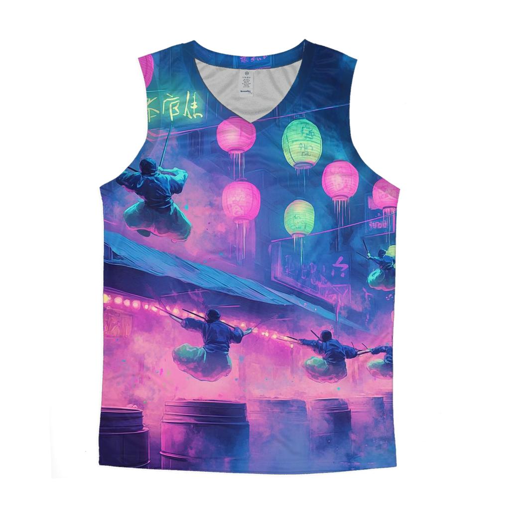 Night Market Neon Ninjas custom tank tops