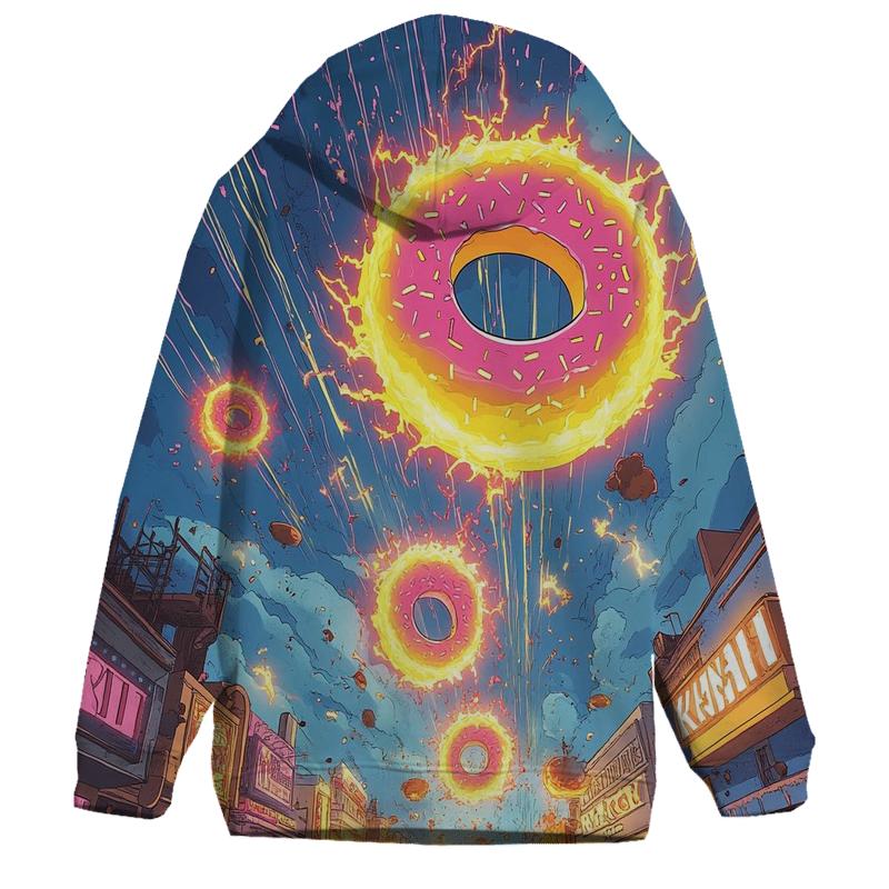 Donut Meteor Shower premium hoodies