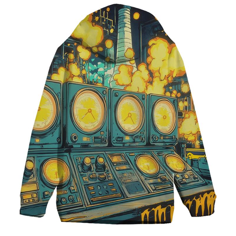 Nuclear Night Shift embroidered hoodies
