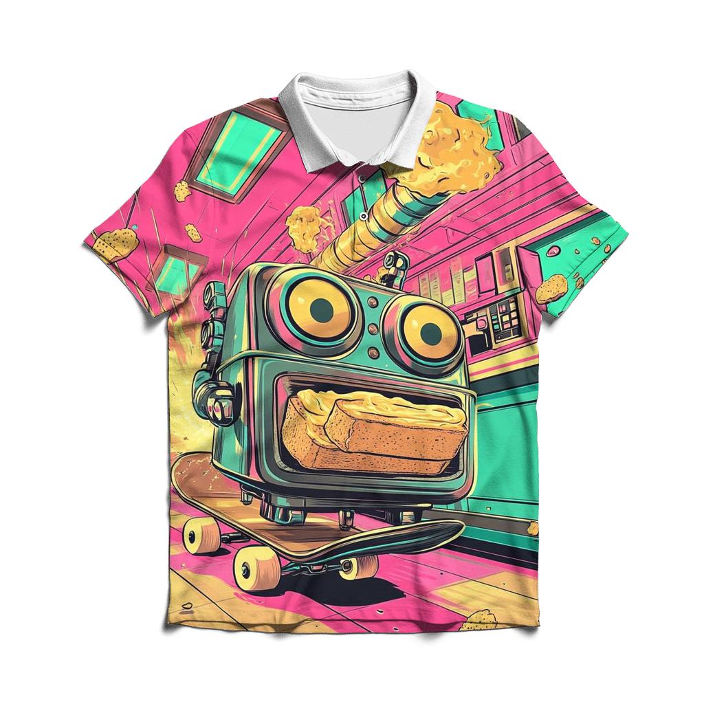 Turbo Toaster Takeover classic pique polos