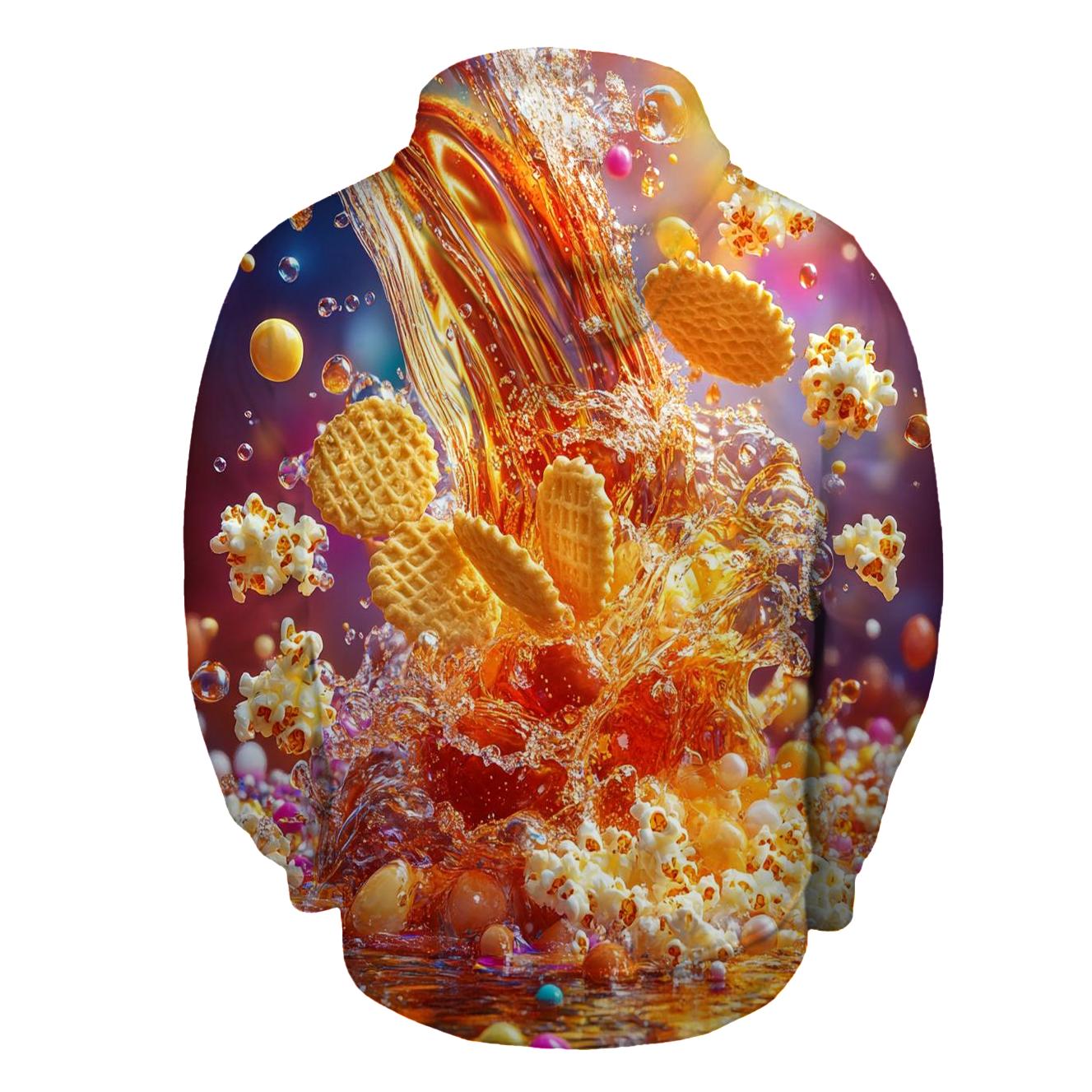 Soda Fountain Cascade embroidered hoodies