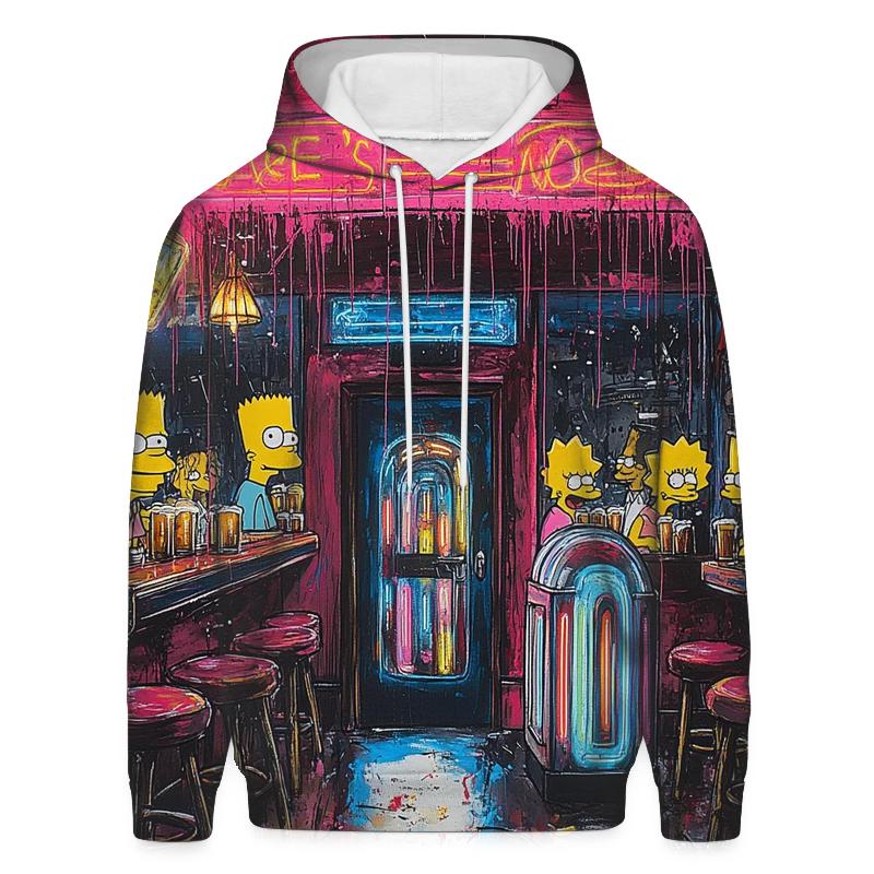 Moes Neon Midnight premium hoodies