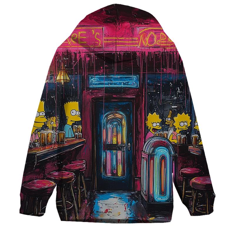 Moes Neon Midnight premium hoodies