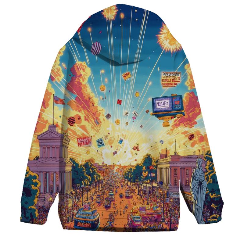 Springfield Town Square Riot premium hoodies