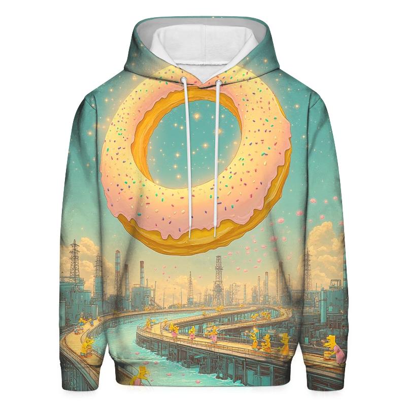 Donut Factory Dreamscape embroidered hoodies