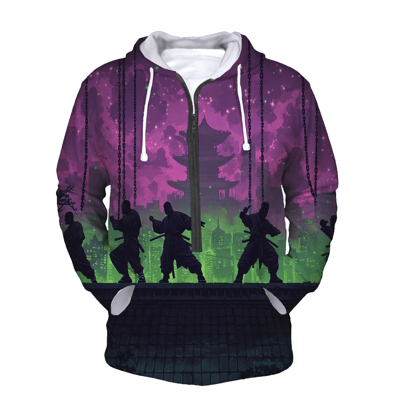 Wu-Tang Shaolin Skyline heavyweight hoodies