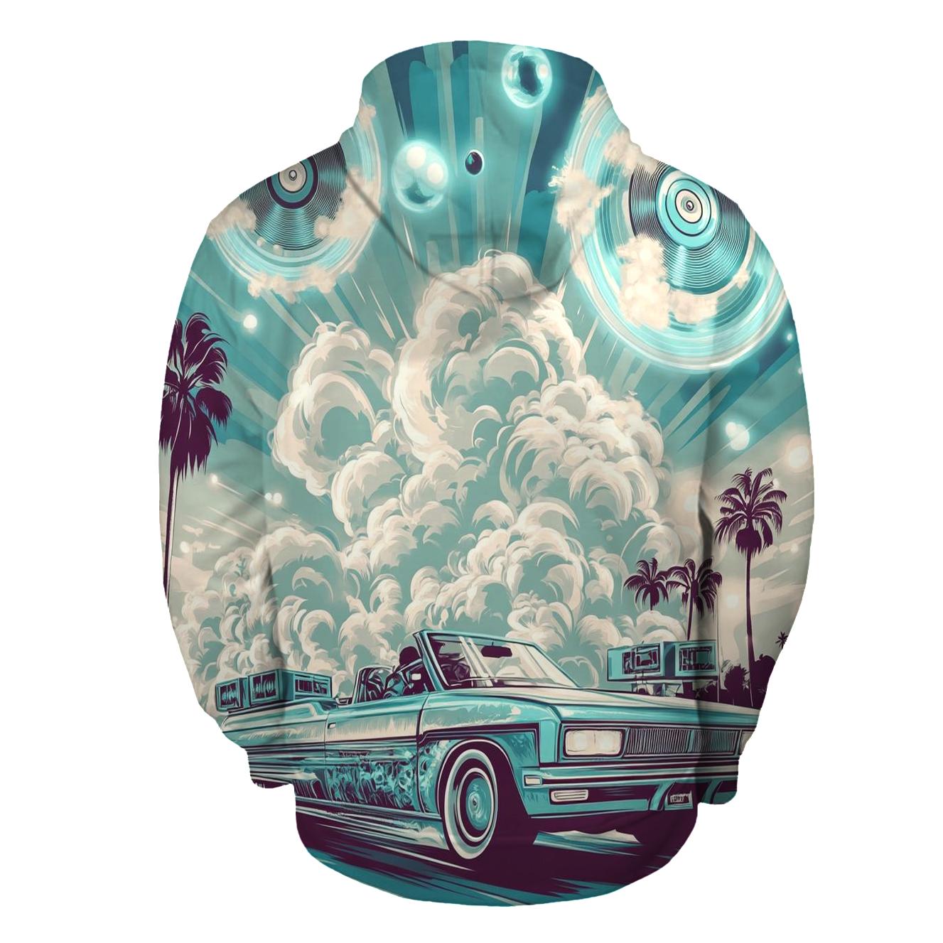 G-Funk Neon Cruise printed hoodies
